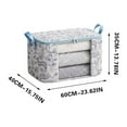 thumbnail image 1 of Bolsa de Almacenamiento Transparente con Doble Cremallera: Organizador Portátil para Edredones, Mantas y Artículos de Temporada, Caja de Almacenamiento Plegable para Armario con Asa Reforzada., 1 of 6