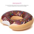 thumbnail image 2 of Anillo de natación Donut Booy Anillo de natación Donut Piscina para adultos y niños Boya de verano Toy-120cm de agua kaili Sencillez, 2 of 5