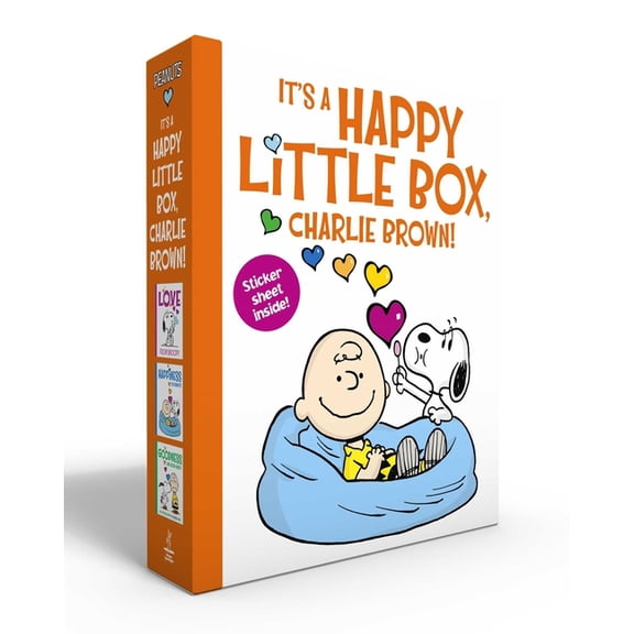 Peanuts It's a Happy Little Box, Charlie Brown! (Boxed Set): Love from Snoopy; Happiness Is Peanuts; Goodness and Good Grief!, (Hardcover)