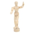 thumbnail image 1 of Wooden Mannequin Drawing 14 Joints, Portable Art Mannequin For Artists, Develop Hands On Ability, Multiple Shapes, Suitable For Sketching Home, 1 of 8