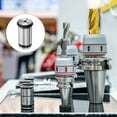 thumbnail image 5 of Unique Bargains Straight Shank Collet C32-5 CNC Router Tool Adapter 65Mn for Lathe Milling Drilling Machine Industrial Supplies, 5 of 5