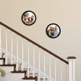 thumbnail image 2 of unbranded 1 Ensemble Cadre Photo Rond Mural pour Amis et Famille Usage à la Maison Noir, 2 of 6