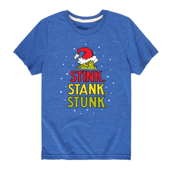 Dr. Seuss - The Grinch Stink Stank Stunk - Toddler And Youth Short Sleeve Graphic T-Shirt