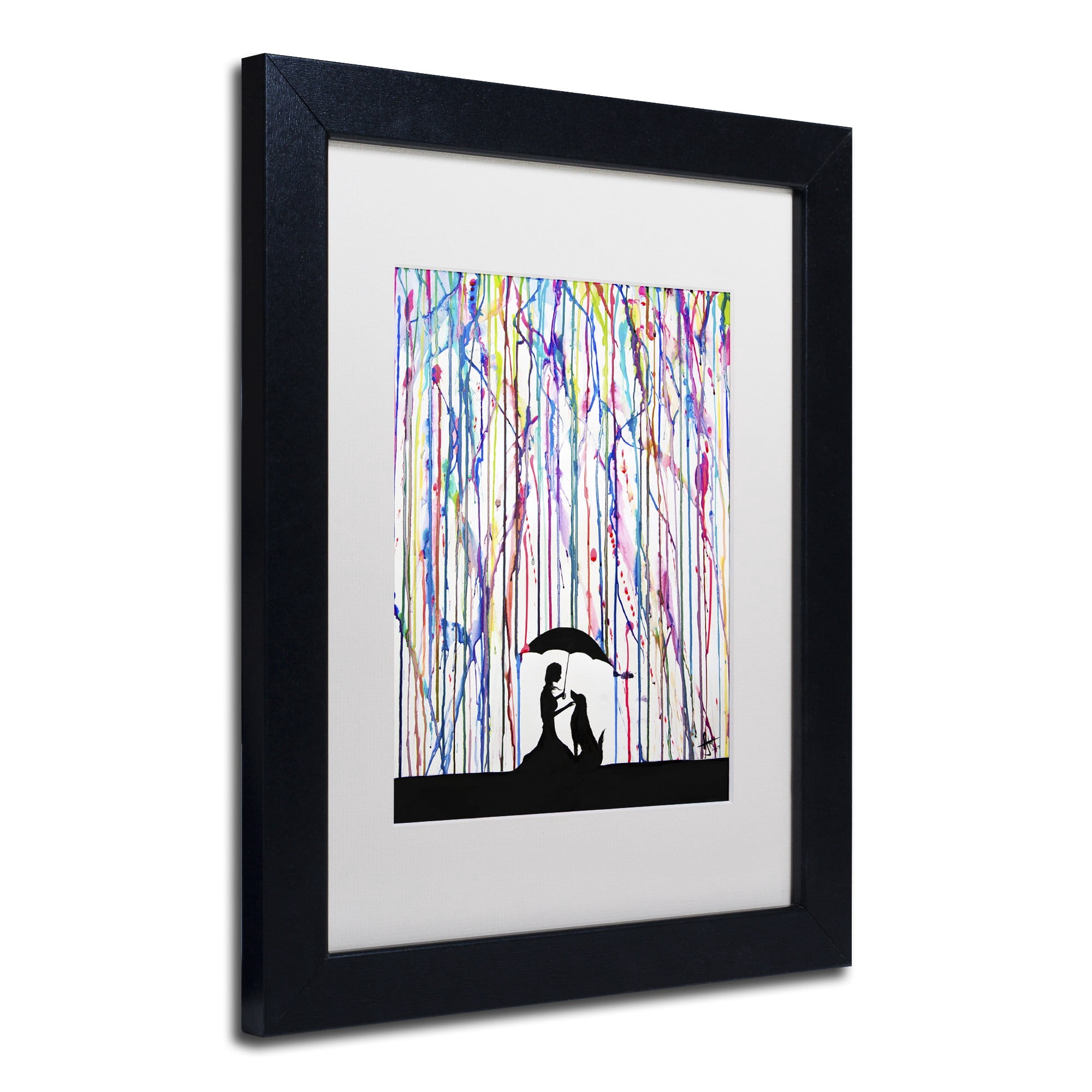 Trademark Fine Art Painting Matted Framed Art ' Sempre ' by Marc Allante