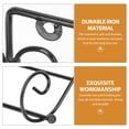 thumbnail image 2 of Wrought Iron Roll Stand Towel Rack Delicate Paper Rack Towel Stand Hanging Paper Holder Wall Mount Paper Holders, 2 of 6