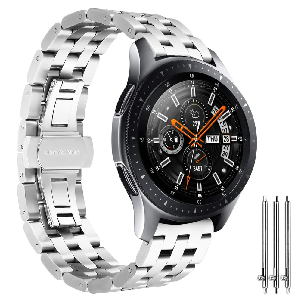 EEEkit - Compatible with Samsung Galaxy Watch 3 Band, EEEkit Stainless Samsung Galaxy Watch 3 Stainless Steel Bands