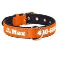thumbnail image 3 of Pet Artist Personalized Nylon Dog Collar Custom Pet Name/Number Waterproof Soft Neoprene Padded Comfortable, 3 of 11