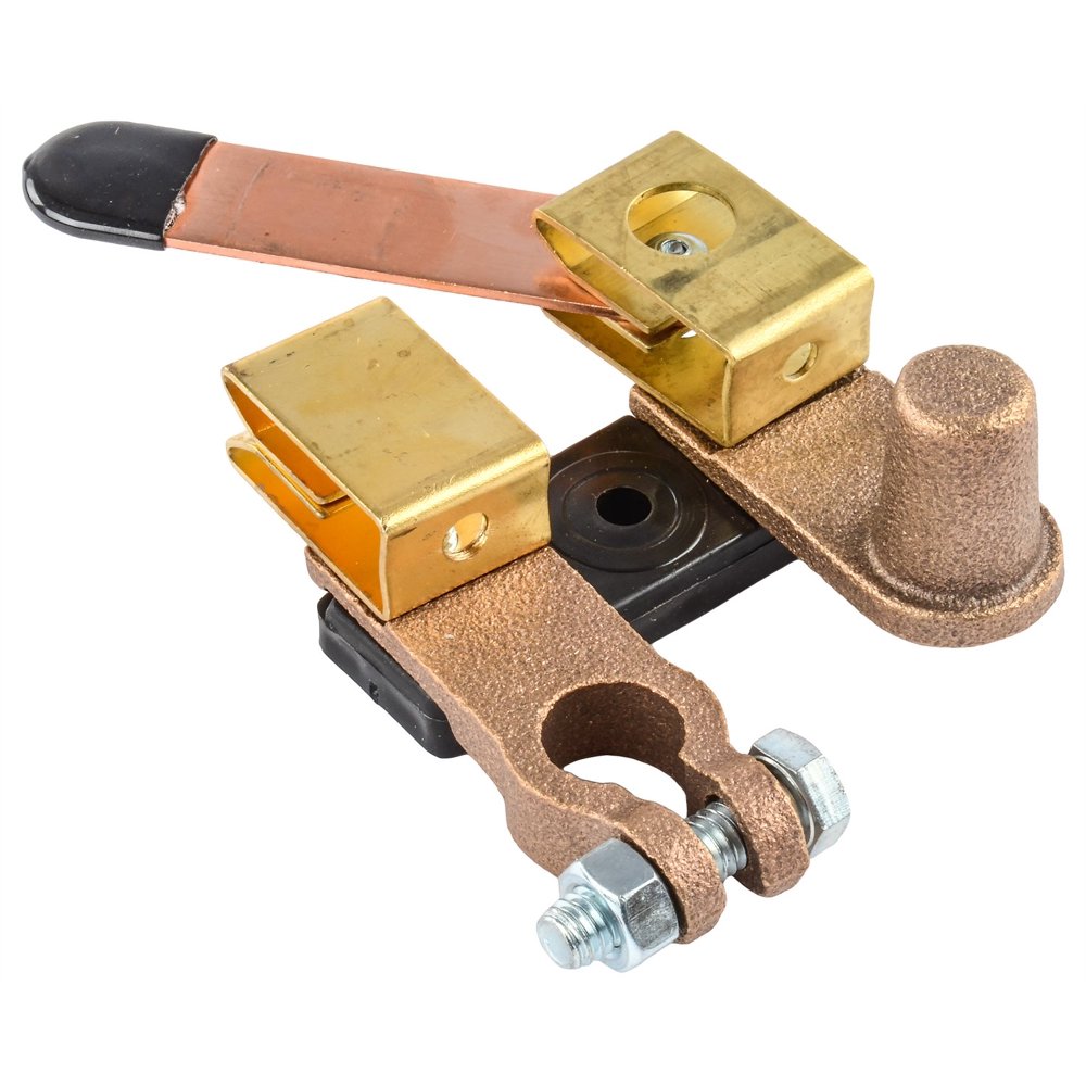 JEGS 81986 Battery Terminal Disconnect Top Mount Horizontal Operation