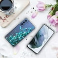 thumbnail image 4 of for Galaxy S21 FE Case,Samsung S21 FE Case,with HD Screen Protector,Shockproof Protective Clear Case for Girls Women,Bling Sparkle Quicksand Hard Shell TPU Case for Samsung Galaxy S21 FE, Blue, 4 of 13
