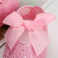 thumbnail image 6 of Mary Jane Flats First Walking Shoes Soft Bow Baby Girls Crib Ballet Dress Shoes for Birthday, 6 of 8