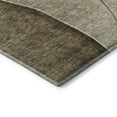 thumbnail image 4 of Addison Rugs Mayfield Washable Transitional Modern Brown Round Rug, 8' x 8', 4 of 5