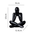thumbnail image 3 of Escultura Abstracta Moderna De Corredor, Figura Decorativa Coleccionable Para Sala De Estar, Entrada, Mesa, Estantería, Decoración Del Hogar, 3 of 8