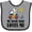 Heather and Black, variant on Inktastic Farmer Cow My Great Aunt Loves Me Boys or Girls Baby Bib