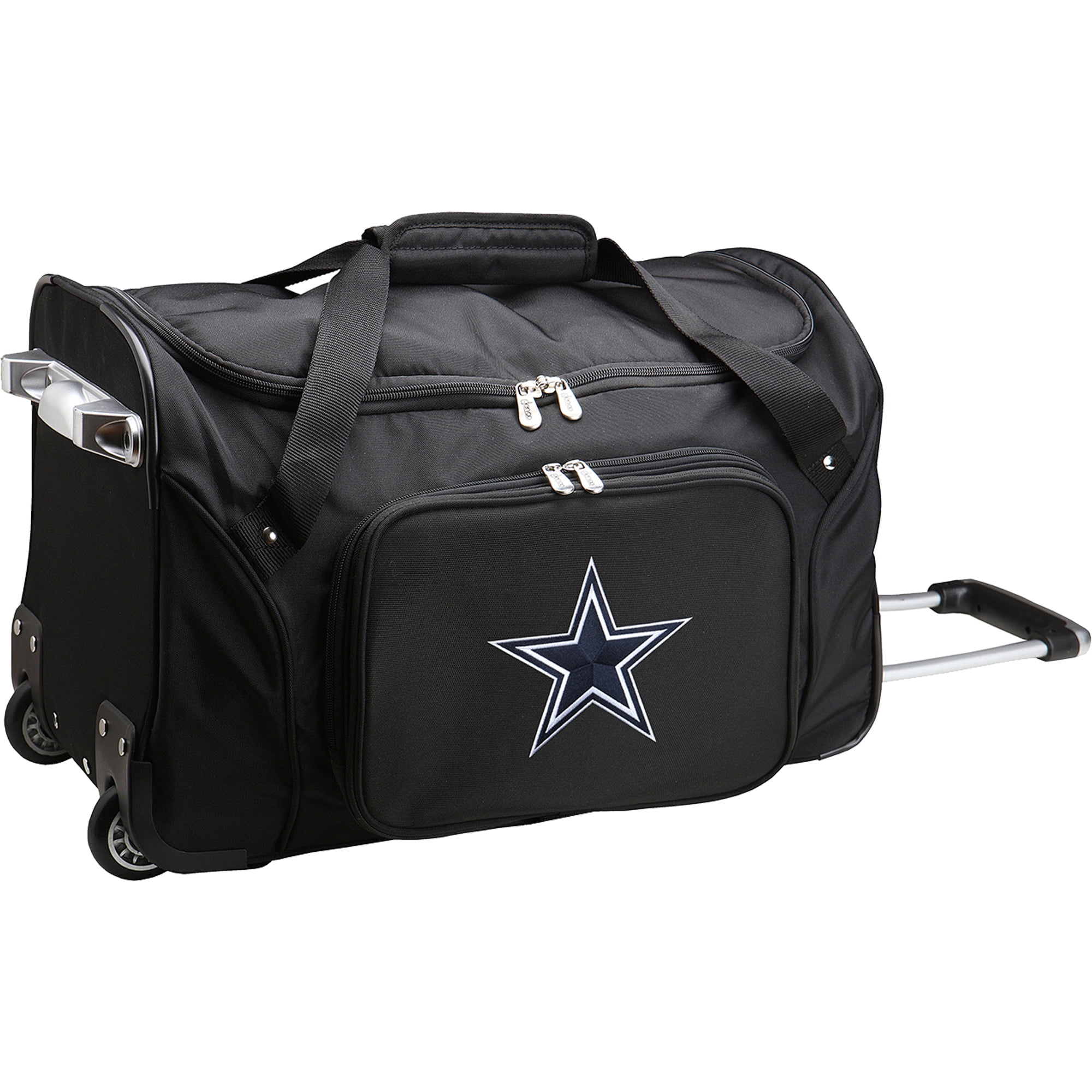 Dallas Cowboys 22 2 Wheeled Duffel Bag Black No Size