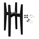 thumbnail image 1 of Soporte para plantas resistente, soporte de madera maciza para balcón y sala de estar. negro, 1 of 9