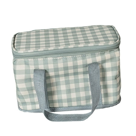 

Insulated Tote Reusable Ice Packs Zippers Bottles Containers Travel Camping - as picture 2515 cm
