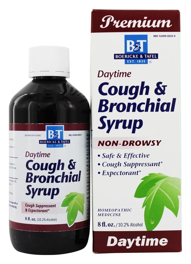 Boericke & Tafel Cough & Bronchial Syrup Daytime 8 oz.