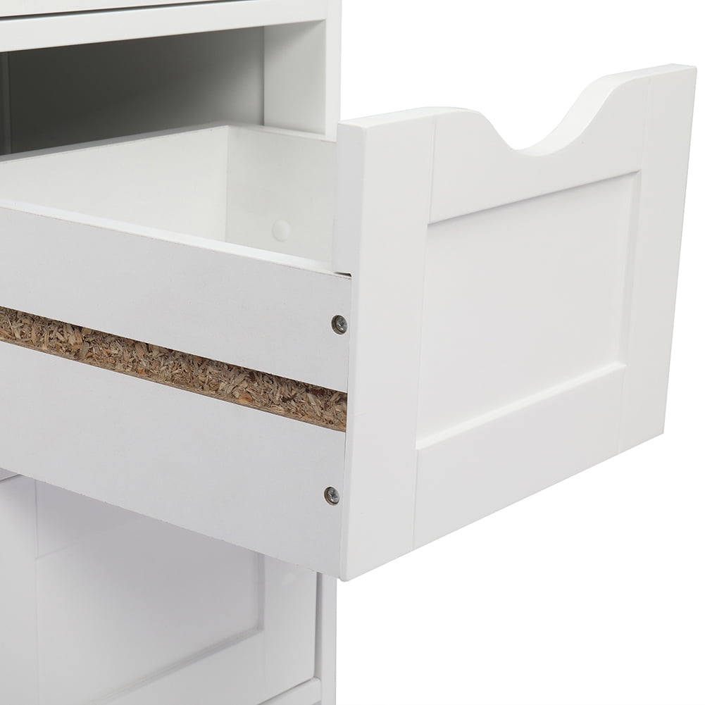 Private Jungle Floor Cabinets Storage with 4 Drawers for Bathroom Laundry Room Bedroom Organizer,White Private Jungle Floor Cabinets Storage with 4 Drawers for Bathroom Laundry Room Bedroom Organizer,White