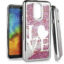 GSA Liquid GLITTER LOVE TPU For LG Q7 & Q7 Plus SILVER