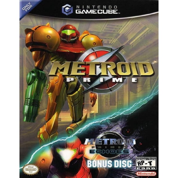 Restored Metroid Prime   Metroid Prime 2 Echoes Bonus (Nintendo Gamecube, 2004) Battle Game (Refurbished)