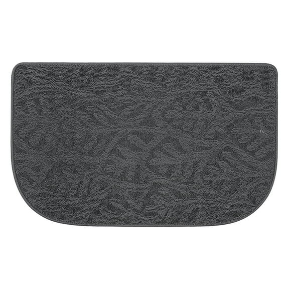 Indoor Doormat Front Door Mat,Low-Profile Machine Washable Kitchen Rug, Absorbent Mud Half Round Entrance Mat for Outdoors, Entryway, Patio, Bedroom