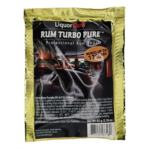 Liquor Quick Rum Turbo Pure Professional Rum Yeast