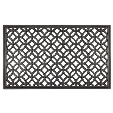 UPC 788460110698 product image for Entryways Circle Chains Recycled Rubber Doormat | upcitemdb.com