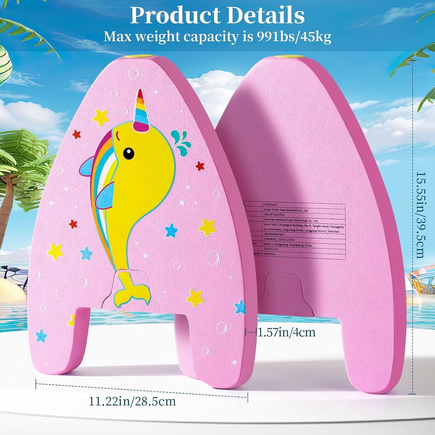 Detailný pohľad na plaveckú dosku