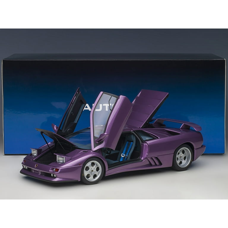Lamborghini Diablo SE30 Viola Purple Metallic 1/18 Model Car