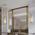 thumbnail image 5 of Mini Crystal Chandeliers Adjustable Pendant Light Modern Gold Pendant Light Fixture for Living Room, Dinning Room, Kitchen Island and Bedroom(2-Pack), 5 of 6