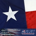 thumbnail image 2 of Anley EverStrong Series Embroidered Texas State Flag 3x5 Ft - Lone Star Flags 210D Polyester, 2 of 7