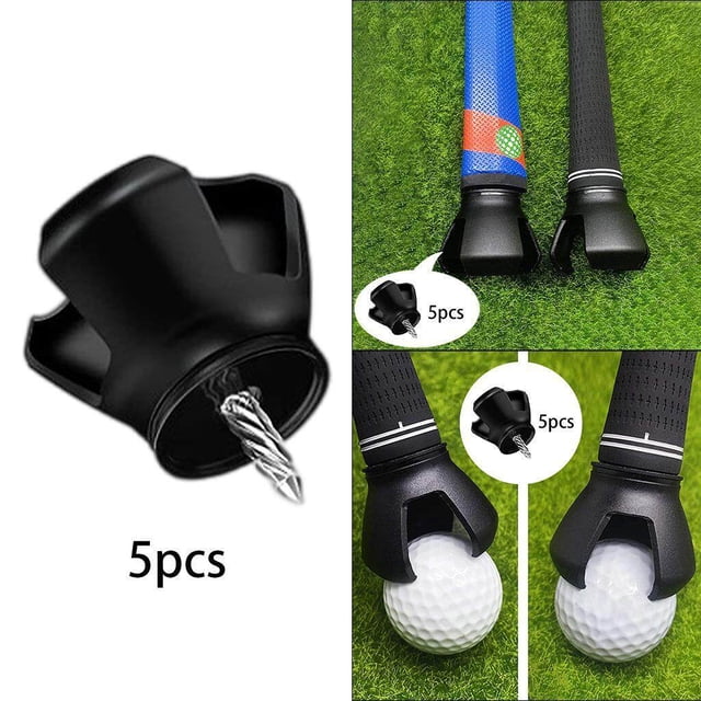 Golf Ball Pick-up 3-Prong Suction Cup Putter Tool for sucker tools Putter Grip 5 pieces