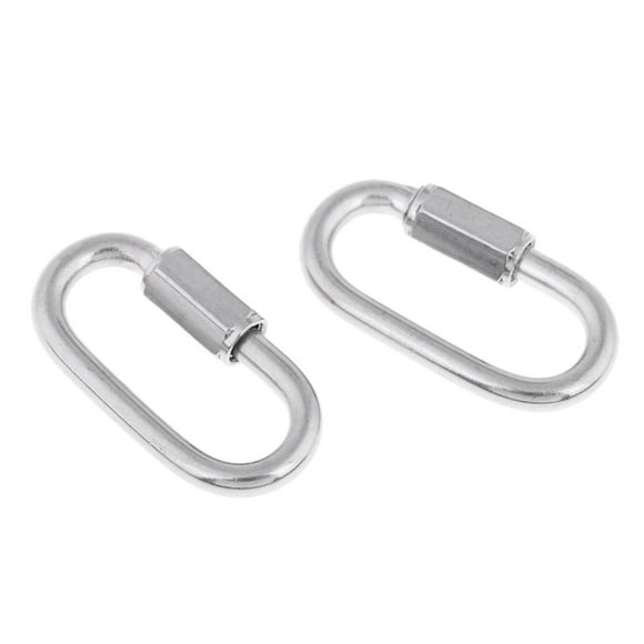 2 piezas de buceo de resistencia Clip de enlace Mosquetón Accesorios de engranaje