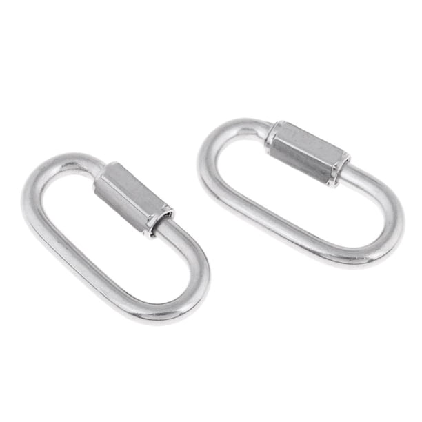 2 piezas de buceo de resistencia Clip de enlace Mosquetón Accesorios de engranaje