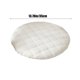 thumbnail image 3 of Cojín redondo y mullido para el suelo - Cojín de tatami floc de 35x35 cm para silla, taburete o mesa - Café, blanco, amarillo, gris, caqui, rojo, 3 of 6