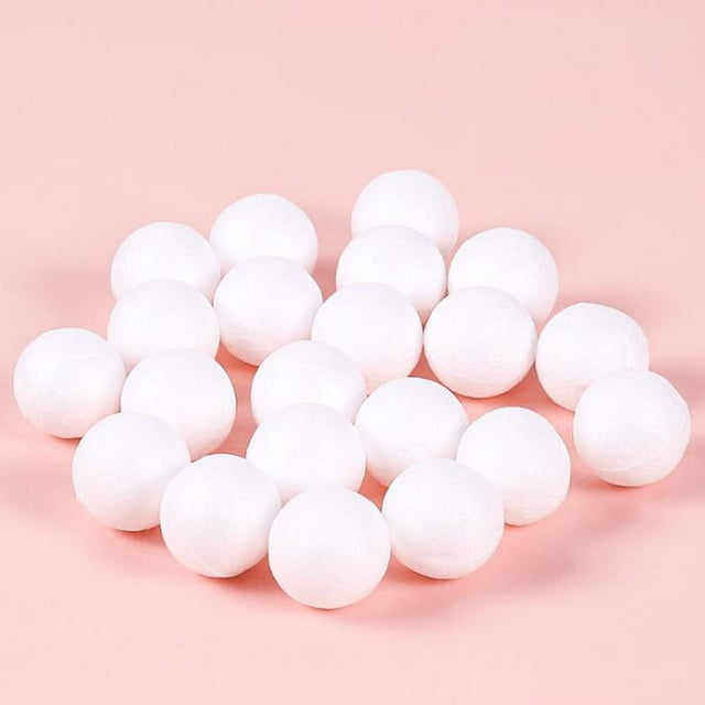 Bola de Espuma Blanca Salvador Artes Y Manualidades de Bricolaje 20 piezas 80mm