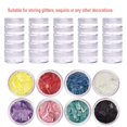 thumbnail image 3 of Accessoires Boîte de Rangement, 25pcs/lot Transparent Nail Art Nail Art Décorations Boîte de Rangement Paillettes Boîte de Rangement Valeur Exceptionnelle, 3 of 14