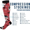 thumbnail image 4 of GZHJMY Cute Penguin 20-30mmHg Compression Socks for Men & Women, Knee High Stockings for Running, Sport, Hiking & Travel, 4 of 7