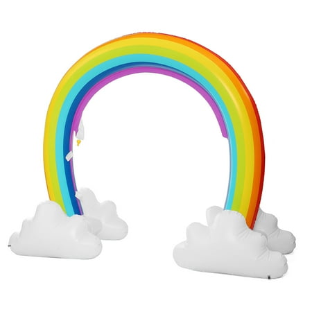 inflatable rainbow sprinkler walmart