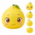 thumbnail image 2 of Pomelo Squishy Slow Rising Squishy Toy Stress Ball Fidget for Kids Adults Teens Glitter Squishy Cute Cartoon Office Desk Goodie Bag Filler Stocking Stuffer Fun, 2 of 7