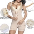 thumbnail image 3 of FITVALEN Women Open Bust Bodysuit Shaper Tummy Control Seamless Body Briefer, 3 of 7
