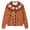 Orange129, variant on HAYIMI Womens Halloween Pumpkin Button‑Front Knit Cardigan Long Sleeve Geometric Loose Cozy Fall Holiday Sweater