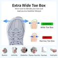 thumbnail image 2 of GOOBON Wide Toe Box Shoes Women Athletic Running Tennis Sneakers Wide Width Walking Shoes for Gym Fitness, 2 of 6