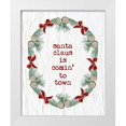 thumbnail image 1 of Murdock, Ramona 26x32 White Modern Wood Framed Museum Art Print Titled - Santa Claus is Comin, 1 of 4