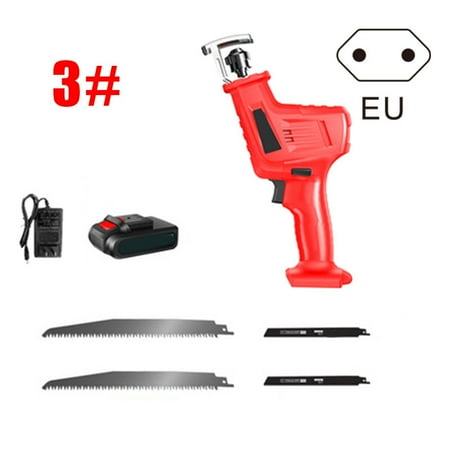 

Multifunctional Reciprocating Saw with Blades 12V LED Rechardeable Saw for Cutting Wood Metal