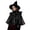 Black, variant on Women's Short Capelet Gold Tone Cloak Court Style Shoulder Cover Costume For Evening Party Renaissance Theme
