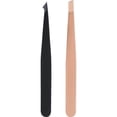 thumbnail image 2 of Japonesque Power Duo Bronze Slanted Tip Tweezers, 2 of 7