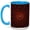 Blue, variant on Ruby Spider Web Coffee Mug, Gothic Web Mug, Ceramic Cup