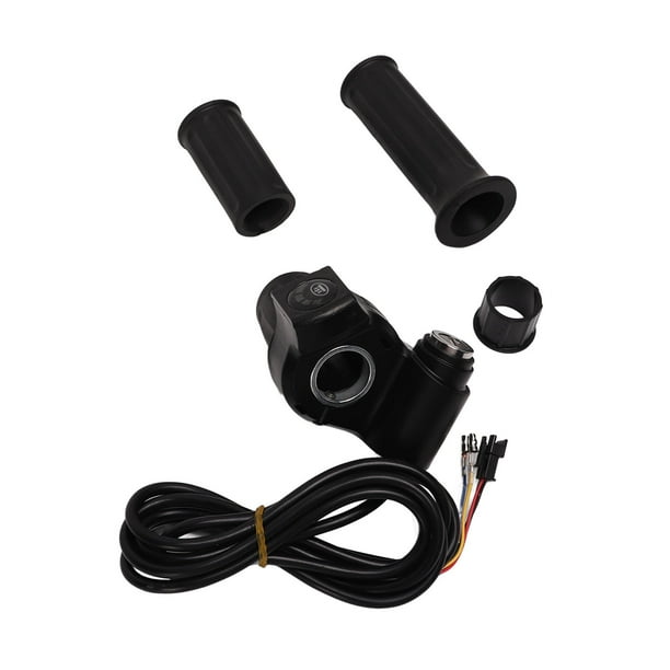 Puños del acelerador giratorio para bicicleta eléctrica, empuñadura del acelerador para bicicleta eléctrica Accesorios para bicicletas eléctricas Empuñadura del acelerador de velocidad para bicicleta eléctrica Claridad notable