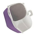 thumbnail image 3 of Cat Litter Box with Lid Portable Anti Splashing Easy Box Toilet Large Tray Tidy Handle violet, 3 of 9